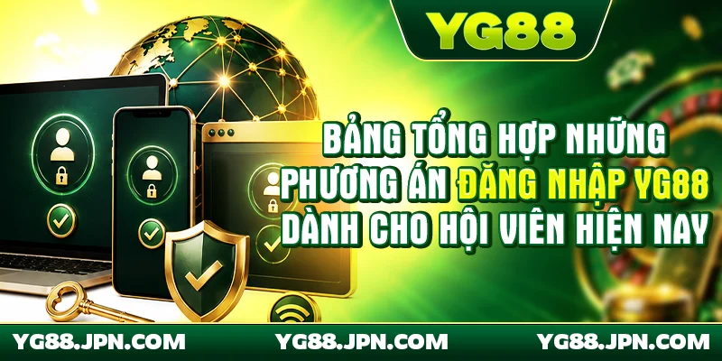 Bảng tổng hợp những phương án đăng nhập YG88 dành cho hội viên hiện nay