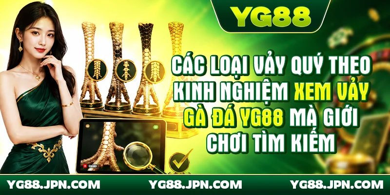 Các loại vảy quý theo kinh nghiệm xem vảy gà đá YG88 mà giới chơi tìm kiếm