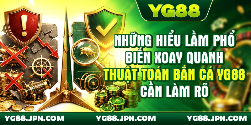 Những hiểu lầm phổ biến xoay quanh thuật toán bắn cá YG88 cần làm rõ
